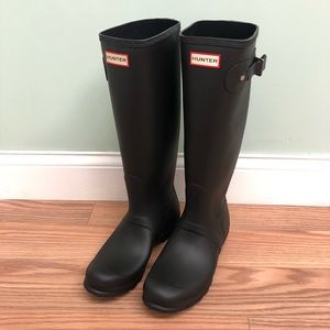 Hunter | Women's Original Tall Boots | Matte Black | Various Sizes